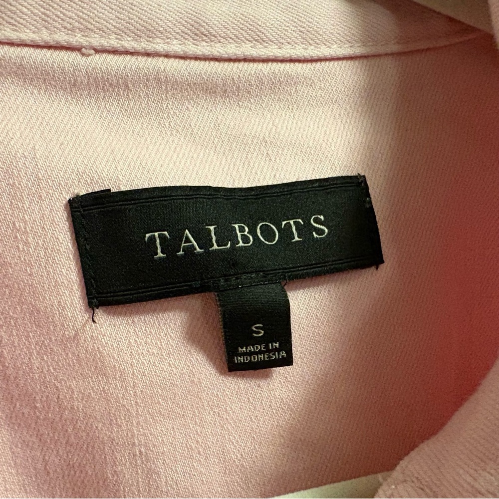 Talbots Light Pink Denim Jacket - Picture 2 of 8
